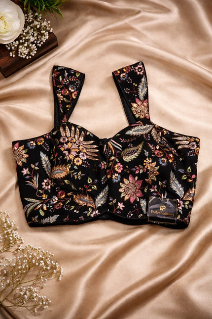 Natural Crepe Floral Blouse
