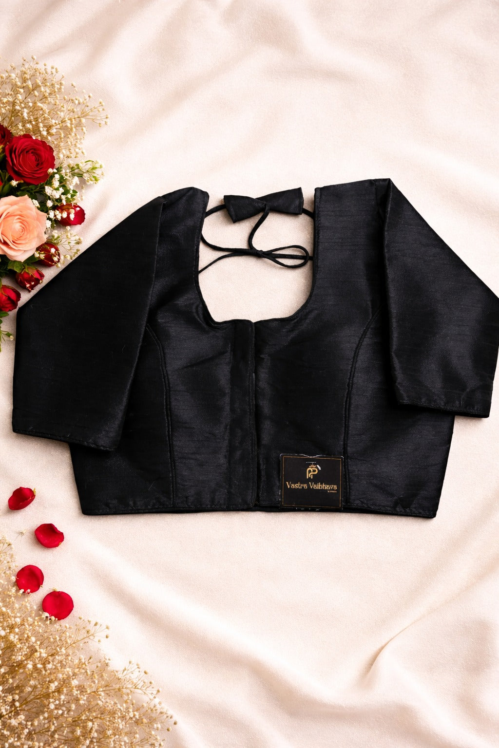 Raw Silk Plain Blouse