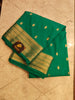 CREPE SILK Ramagreen with Small Butta Saree