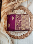 Pure Banarasi Soft Silk (Wine)