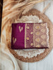 Pure Banarasi Soft Silk (Wine)