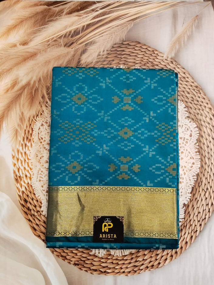Semi Patola Soft silk Sarees