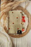 Linen Embroidery Sarees(Janaki)