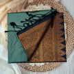 Semi kanchi Soft Silk Saree TEAL
