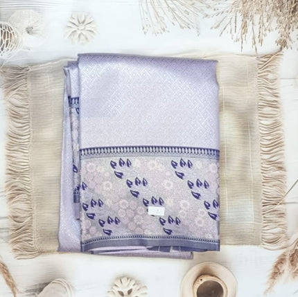 Semi Kanchi Designer Soft Silk Saree