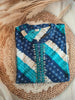 BLUE MIRROR WORK  3PCS SET