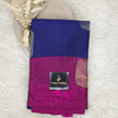 Pure Kanchipuram Soft Silk Saree – Royal Blue & Pink