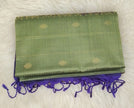 Pure Soft Silk Saree -Olive Green