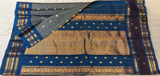 Pure Gadwal Butta  Silk - Gray