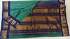 Pure Gadwal Silk Checks Saree - Emerald Green