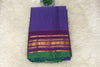 Pure Gadwal silk- Purple