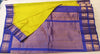 Pure Gadwal Silk -Mustard Yellow