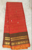 Pure Gadwal Checks Butta- Red