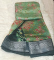 Pure Banarasi Soft Organza Sarre- Mint Green