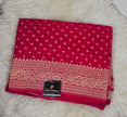 PURE KHADDI GEORGETTE SILK SAREE