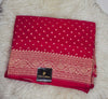 PURE KHADDI GEORGETTE SILK SAREE