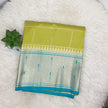 Semi Crepe Premium Quality Vintage Style Saree - OLIVE GREEN