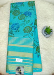 Semi Crepe Silk Saree - Kalamkari Digital print