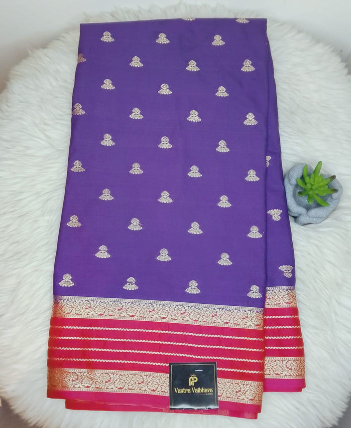 SEMI SILK SAREE - JUMKA MOTIFS