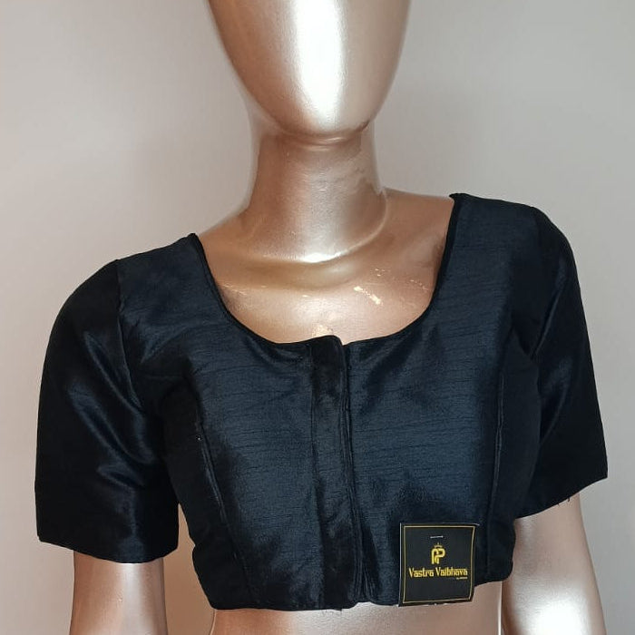 Raw Silk Plain Blouse