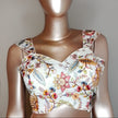 Natural Crepe Floral Blouse