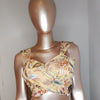 Natural Crepe Floral Blouse