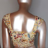 Natural Crepe Floral Blouse