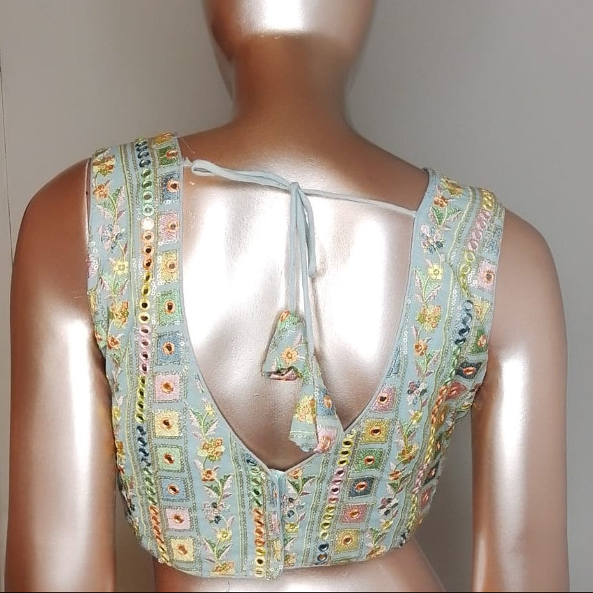 Hand-Embroidered Designer Blouse