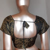Black & Gold Brocade Blouse