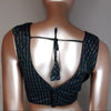 Striped   Blouse- BLACK