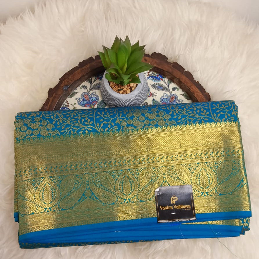 Pure Kanchipuram Brocade Silk Saree
