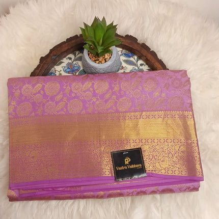 Pure Kanchipuram Brocade Silk Saree