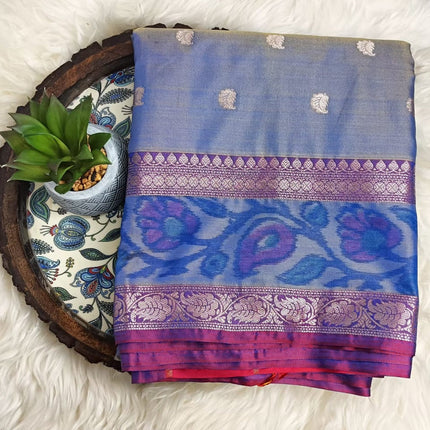 Banarasi Ikat Border Saree
