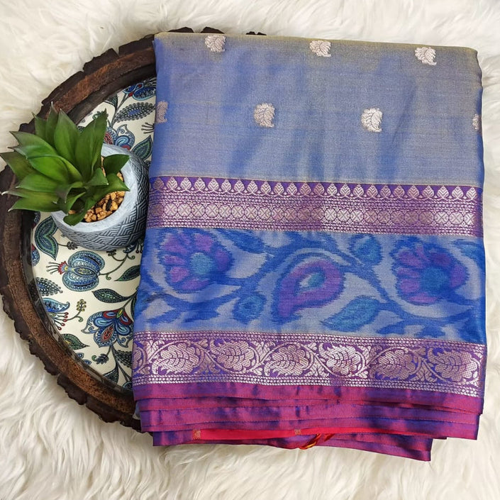 Banarasi Ikat Border Saree