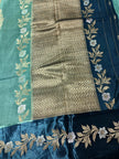 Pure Viscose Satin Border Saree