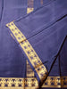 Pure Mysore Crepe Silk Gandaberunda border Saree -120Gsm