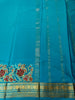 Pure crepe Mysore Silk Embroidery Saree