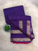 Elegant Viscose Saree with Traditional Zari Border