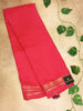Elegant Crepe Silk Saree with Minimal Zari Border
