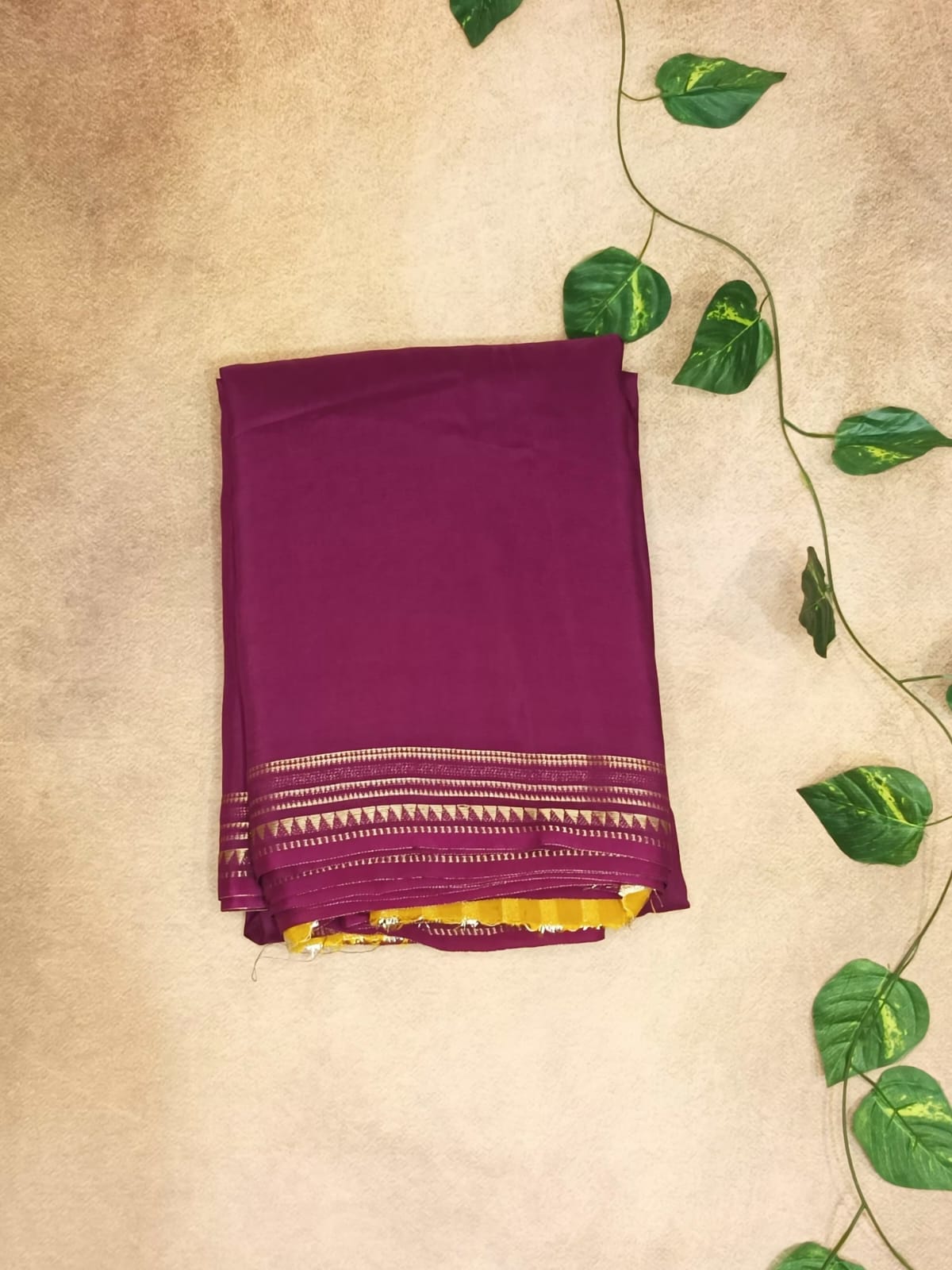 Elegant Crepe Silk Saree with Minimal Zari Border