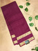 Elegant Viscose Saree with Traditional Zari Border