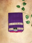 Elegant Viscose Saree with Traditional Zari Border