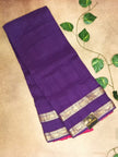 Elegant Viscose Saree with Traditional Zari Border