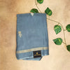 Elegant Viscose Saree with Zari Buttas & Minimal Border