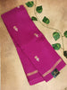 Elegant Viscose Saree with Zari Buttas & Minimal Border