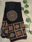 Georgette Ajrakh Print Saree
