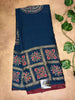 Georgette Ajrakh Print Saree