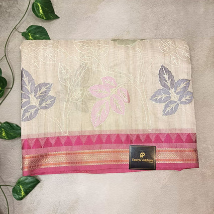 Elegant Tussar Silk Saree