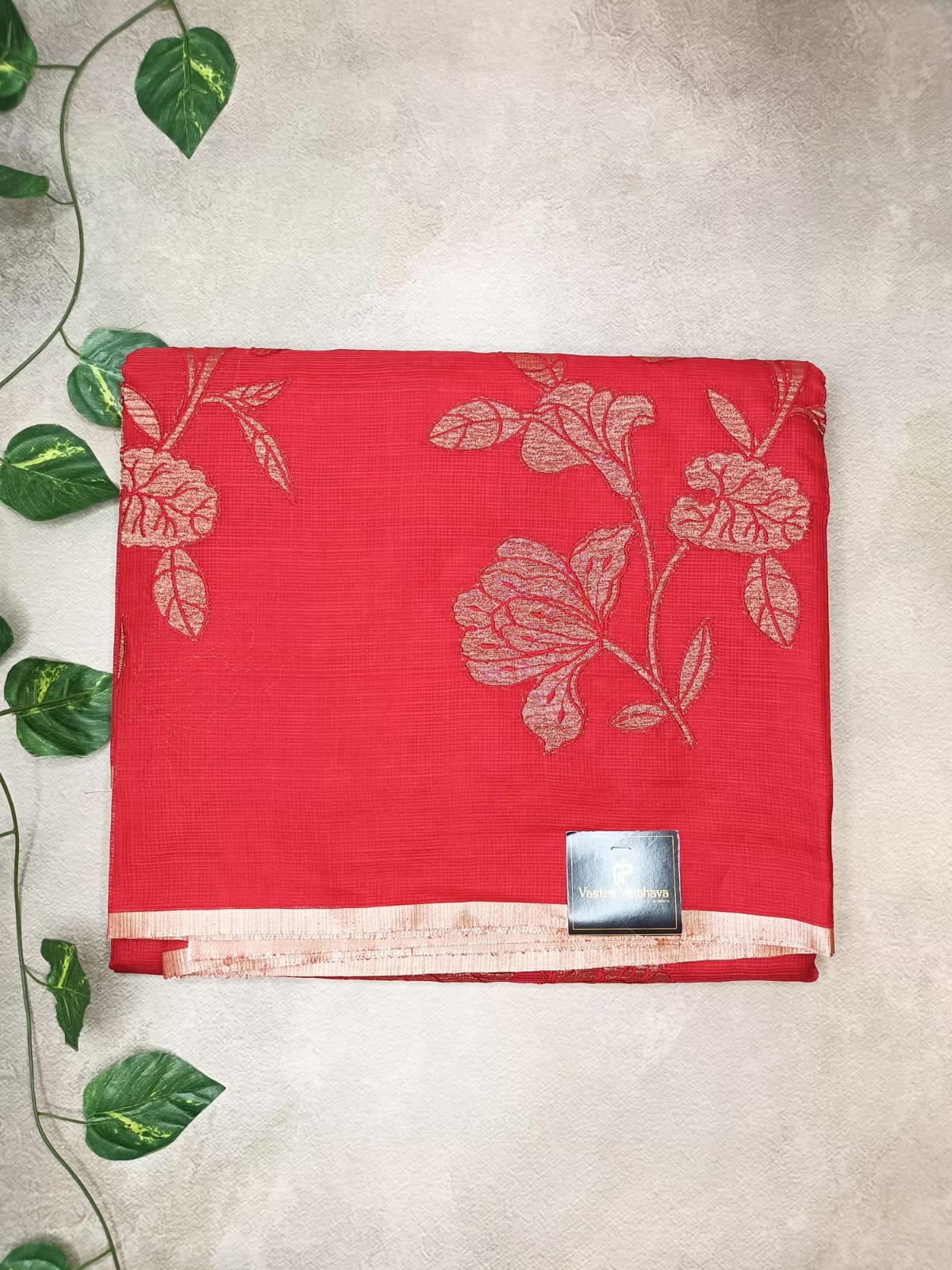 Pure Kota Appliqué Work Saree
