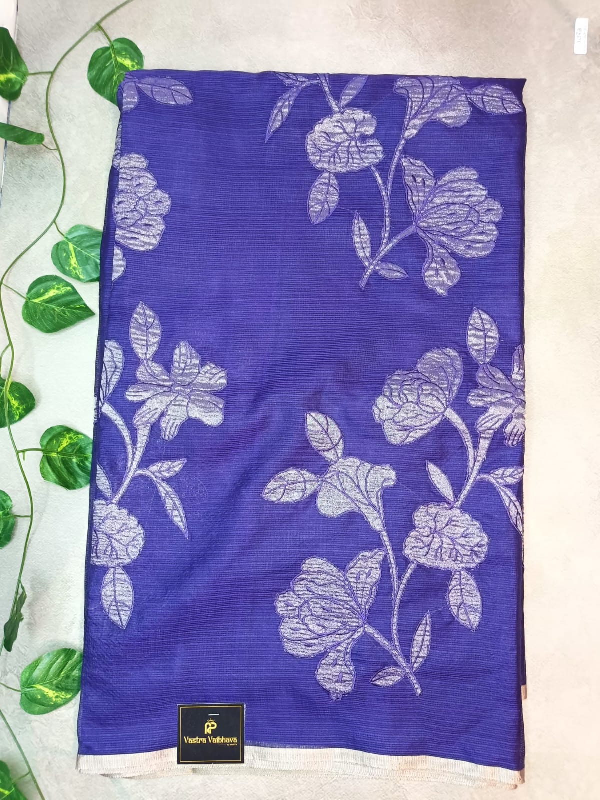 Pure Kota Appliqué Work Saree